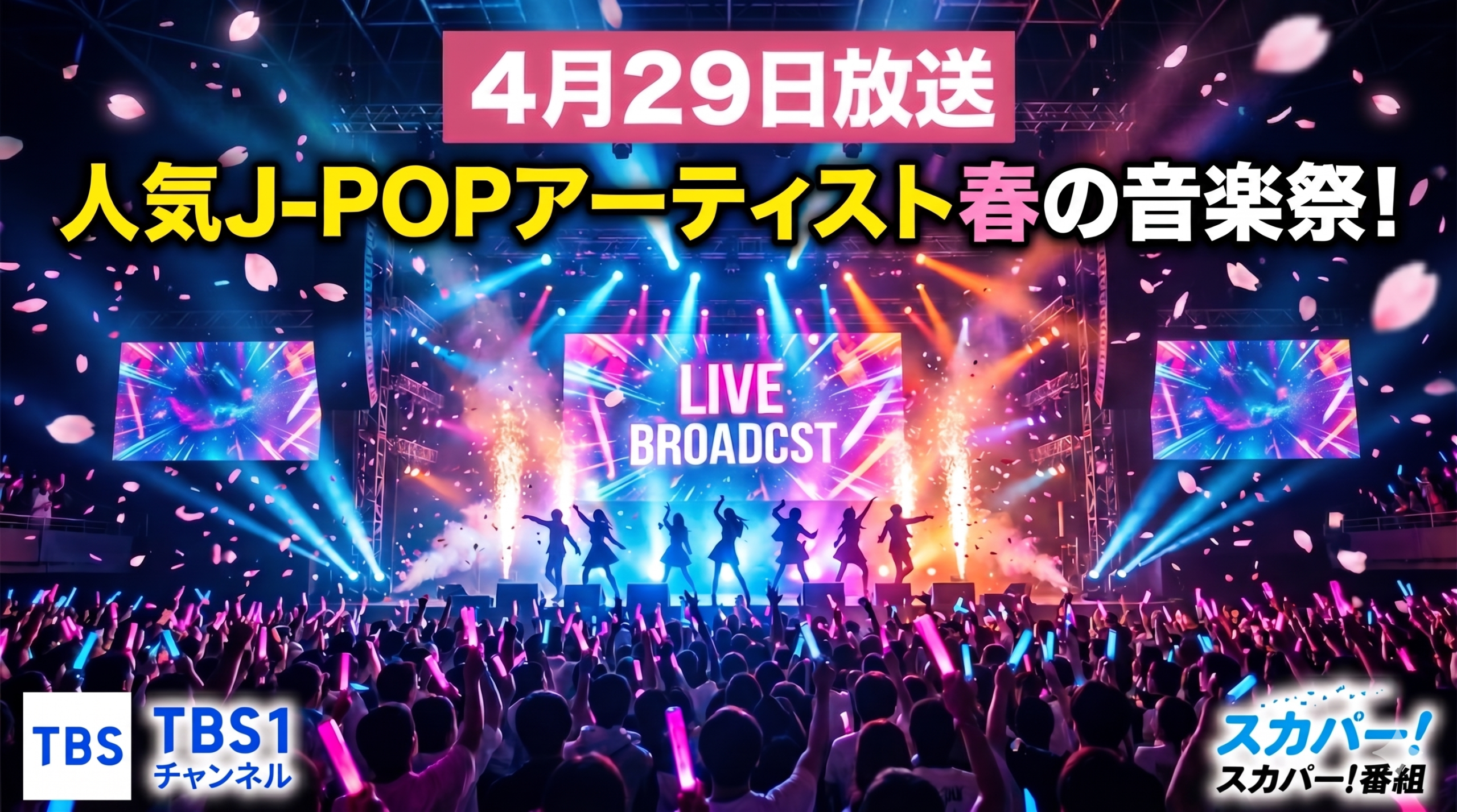 M!LK出演｜CDTV春の大感謝祭2026をスカパーで見る方法【TBSチャンネル1】