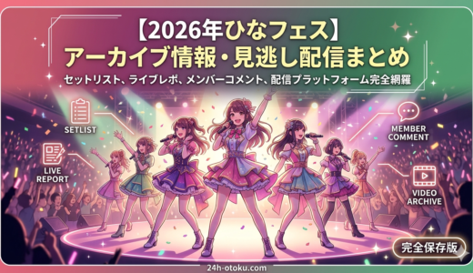 【2026年版】ひなフェスを見逃した方へ｜スカパーで観る方法・アーカイブまとめ